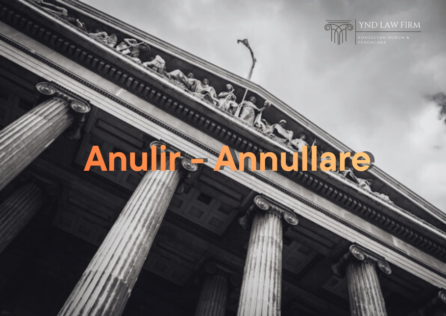 istilah hukum anulir