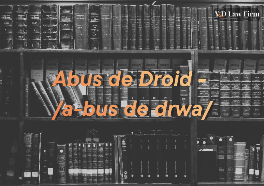 arti kata abus de droid
